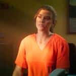 An image showing GTA 6 female protagonist Lucia wearing a prison uniform.