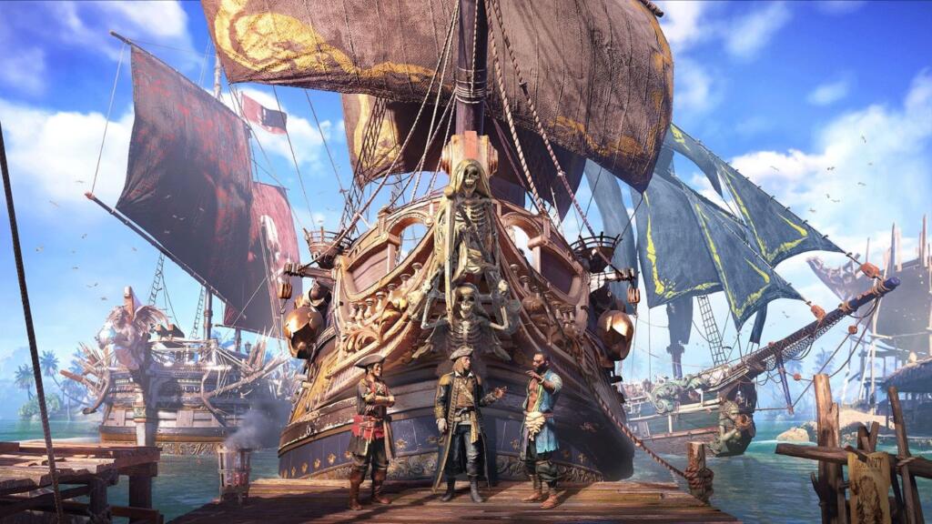 A screenshot showing a scene from Skull and Bones game.
