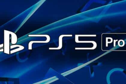 An illustration image showing a mockup logo of PS5 Pro.