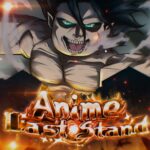 Image showing a poster of Anime Last Stand Roblox game.