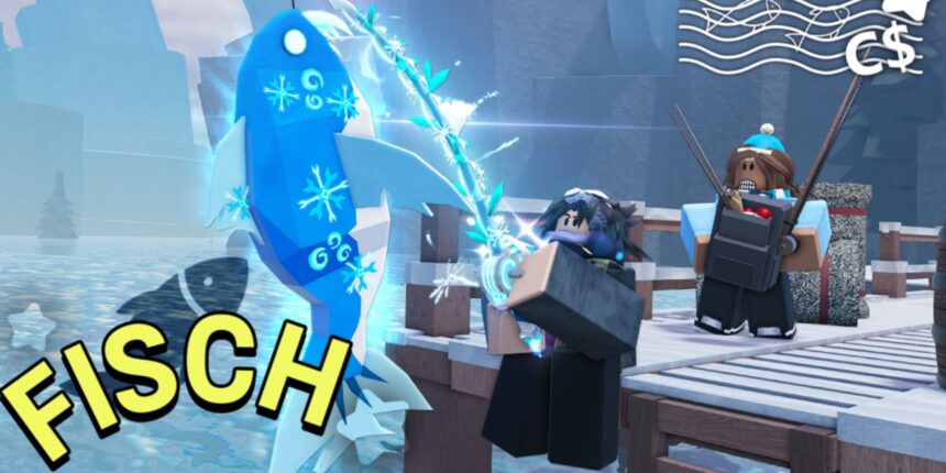 Image showing a hero image of Fisch in Roblox.